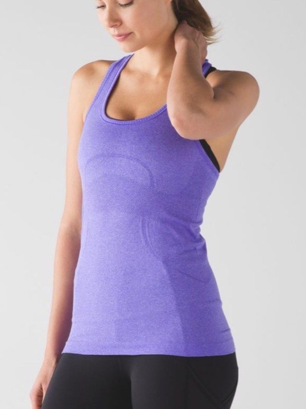 Lululemon Swiftly Tech Racerback - Heathered purple - size 6